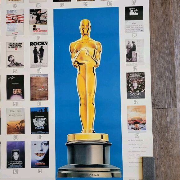 Vintage Academy Awards BEST PICTURE 1942-1991 United Artist Movie Promo Poster - Picture 6 of 10